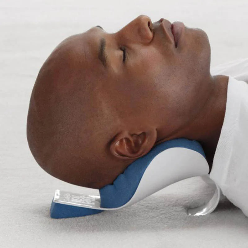 Support Pillow Blue Headrest Cushion Cervical Pillow