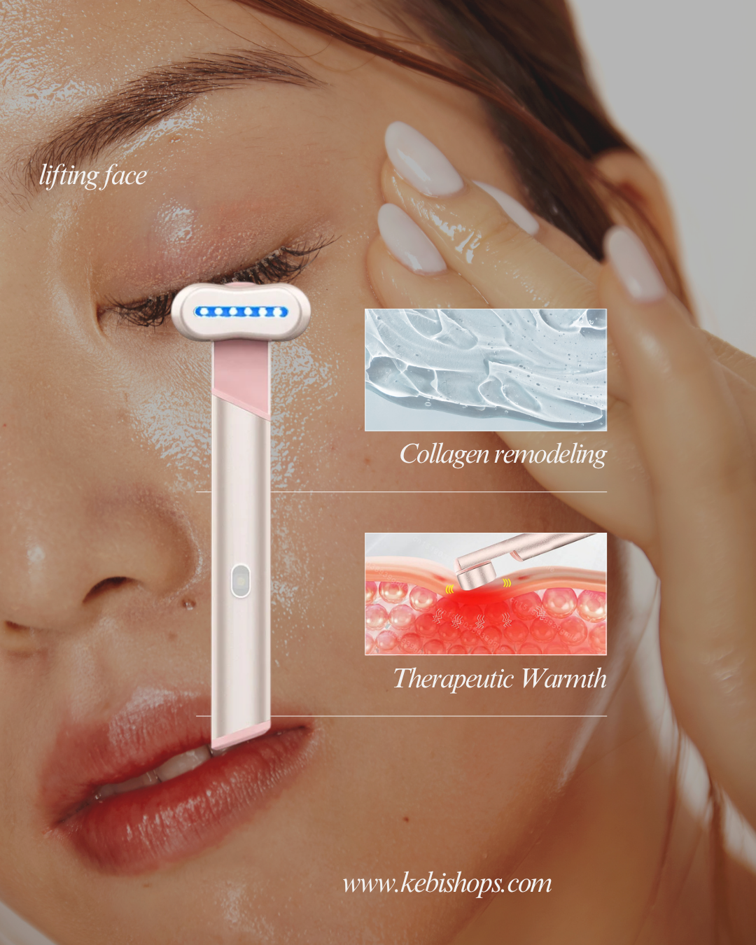 EMS Microcurrent Face Lifting Device